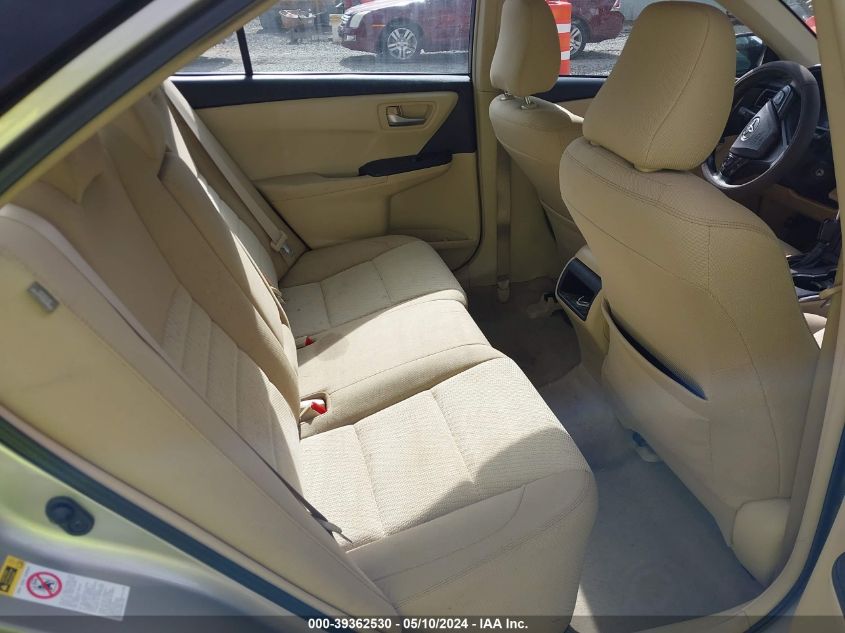 2015 Toyota Camry Le VIN: 4T4BF1FKXFR449369 Lot: 39362530