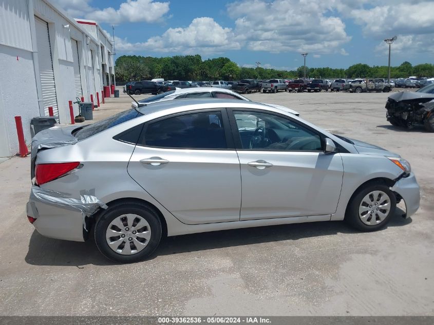 2016 Hyundai Accent Se VIN: KMHCT4AE4GU059329 Lot: 39362536