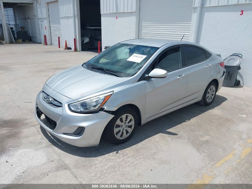 2016 Hyundai Accent Se VIN: KMHCT4AE4GU059329 Lot: 39362536