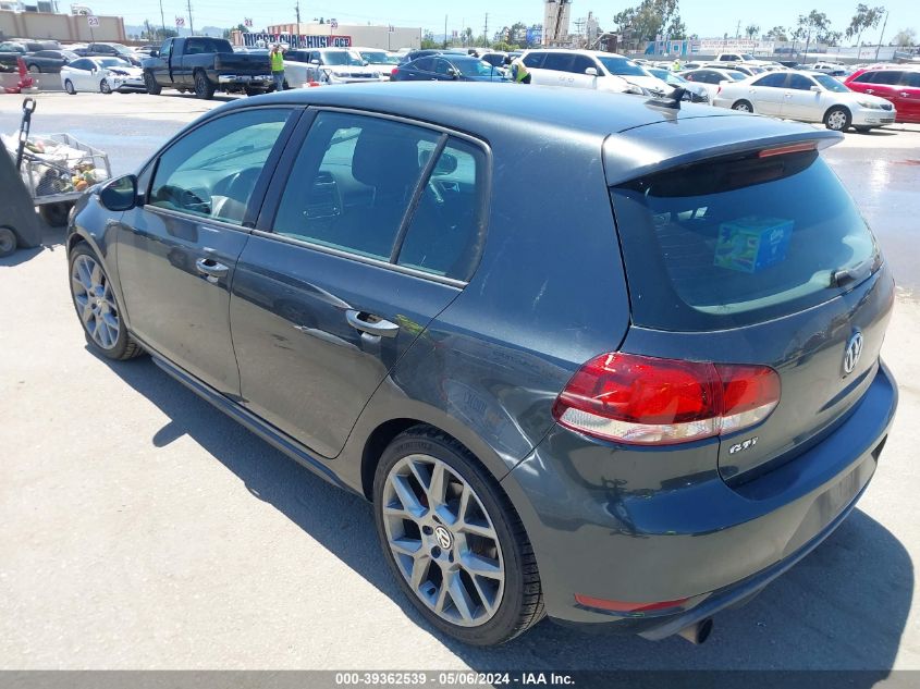 2013 Volkswagen Gti Wolfsburg Edition VIN: WVWHV7AJ8DW128073 Lot: 39362539