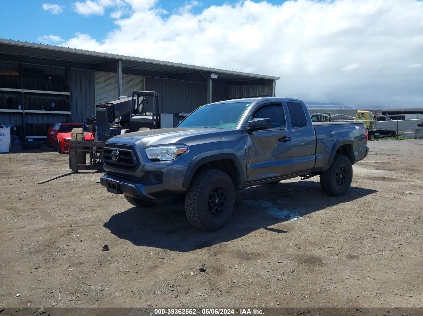 2022 Toyota Tacoma Sr/Sr5 VIN: 3TYSX5EN1NT011393 Lot: 39362552