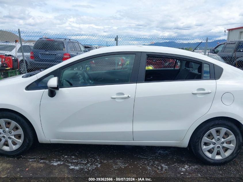 2014 Kia Rio Lx VIN: KNADM4A32E6342721 Lot: 39362566