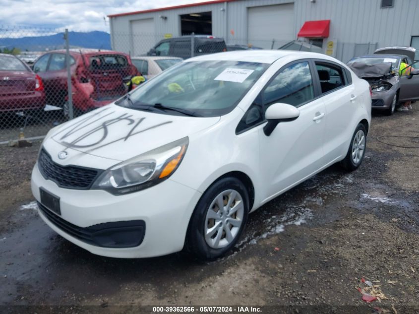 2014 Kia Rio Lx VIN: KNADM4A32E6342721 Lot: 39362566