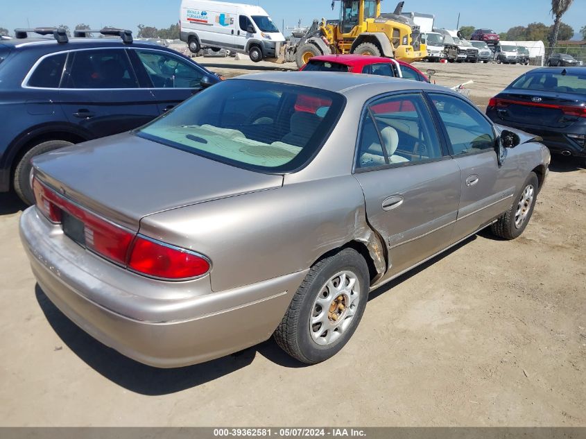 2001 Buick Century Custom VIN: 2G4WS52J611111581 Lot: 39362581