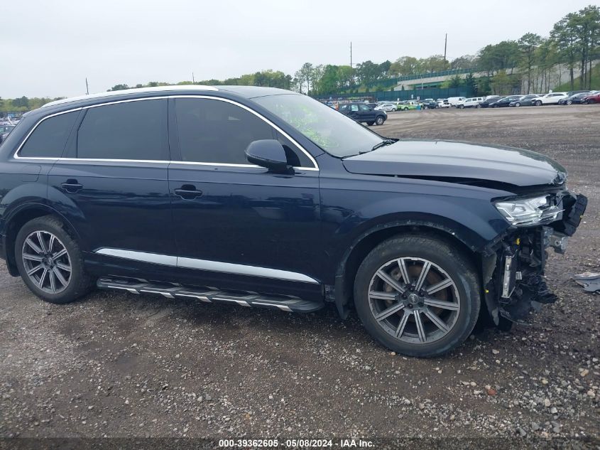 2017 Audi Q7 3.0T Premium VIN: WA1LAAF74HD013871 Lot: 39362605