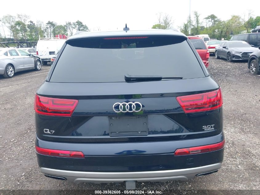 2017 Audi Q7 3.0T Premium VIN: WA1LAAF74HD013871 Lot: 39362605