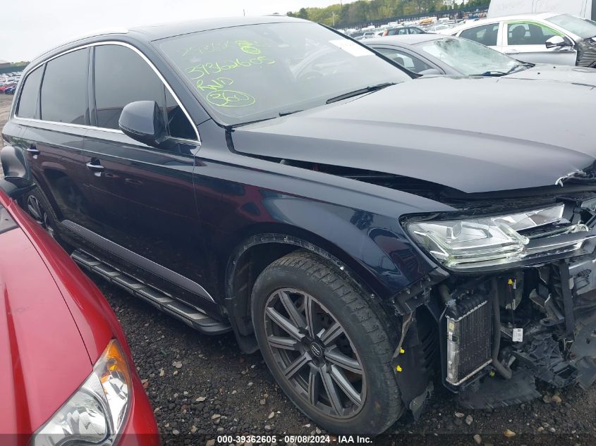 2017 Audi Q7 3.0T Premium VIN: WA1LAAF74HD013871 Lot: 39362605