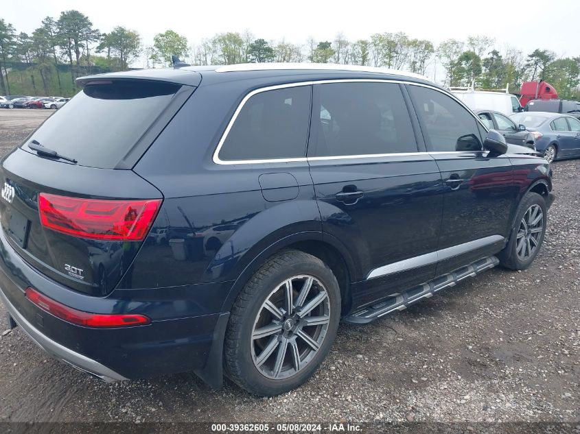 VIN WA1LAAF74HD013871 2017 AUDI Q7 3.0T PREMIUM