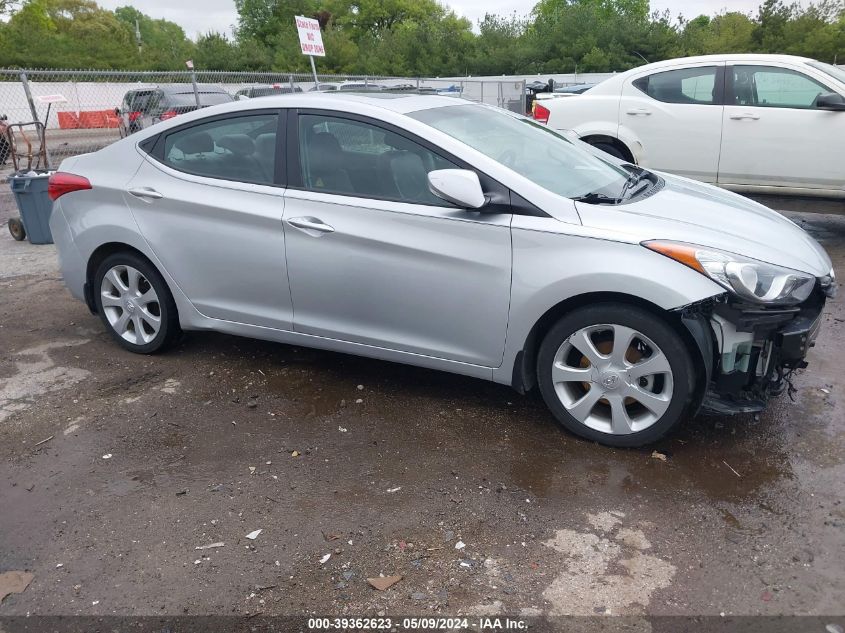 2013 Hyundai Elantra Limited VIN: KMHDH4AE3DU886949 Lot: 39362623