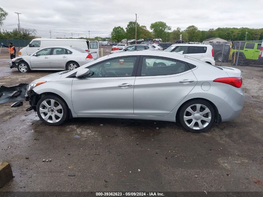 2013 Hyundai Elantra Limited VIN: KMHDH4AE3DU886949 Lot: 39362623