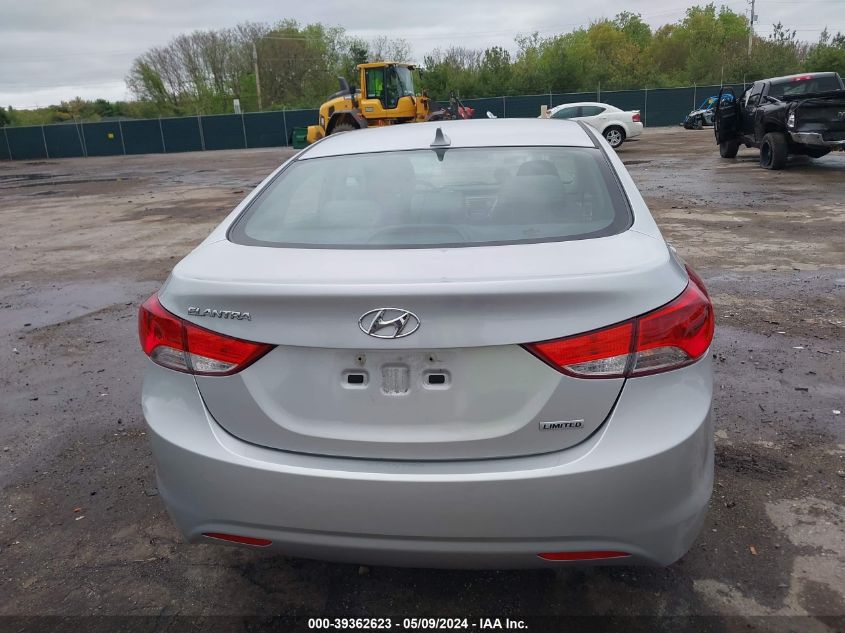 2013 Hyundai Elantra Limited VIN: KMHDH4AE3DU886949 Lot: 39362623