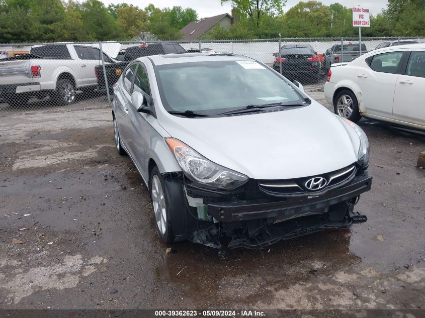 2013 Hyundai Elantra Limited VIN: KMHDH4AE3DU886949 Lot: 39362623