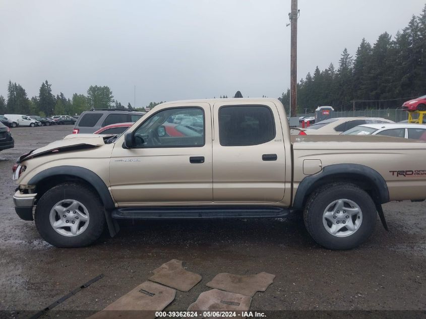 2003 Toyota Tacoma Base V6 VIN: 5TEHN72N93Z284142 Lot: 39362624