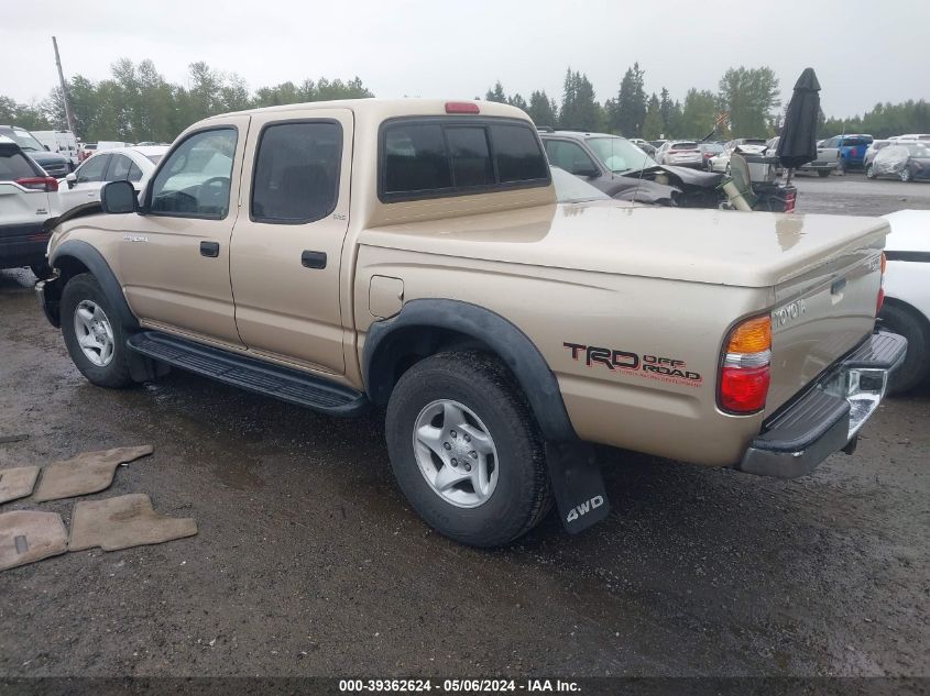 2003 Toyota Tacoma Base V6 VIN: 5TEHN72N93Z284142 Lot: 39362624