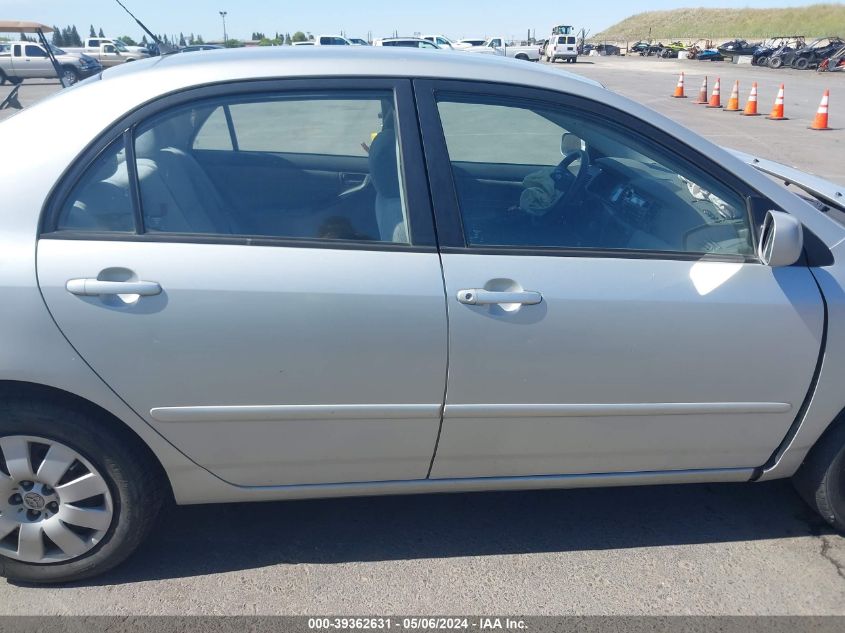 2004 Toyota Corolla Le VIN: 1NXBR32E74Z252282 Lot: 39362631