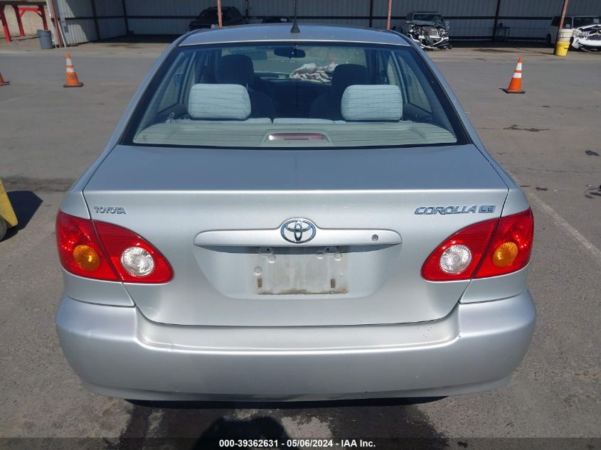 2004 Toyota Corolla Le VIN: 1NXBR32E74Z252282 Lot: 39362631