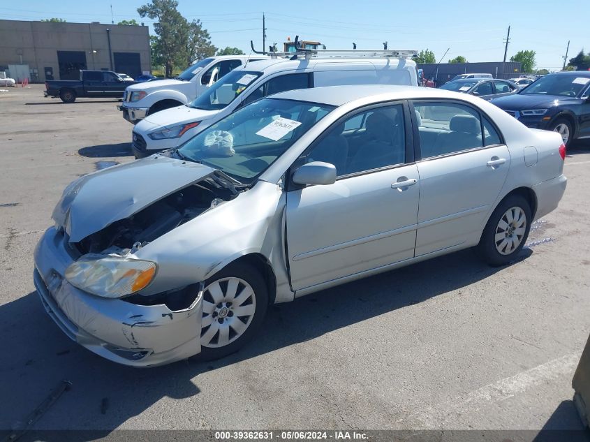 2004 Toyota Corolla Le VIN: 1NXBR32E74Z252282 Lot: 39362631