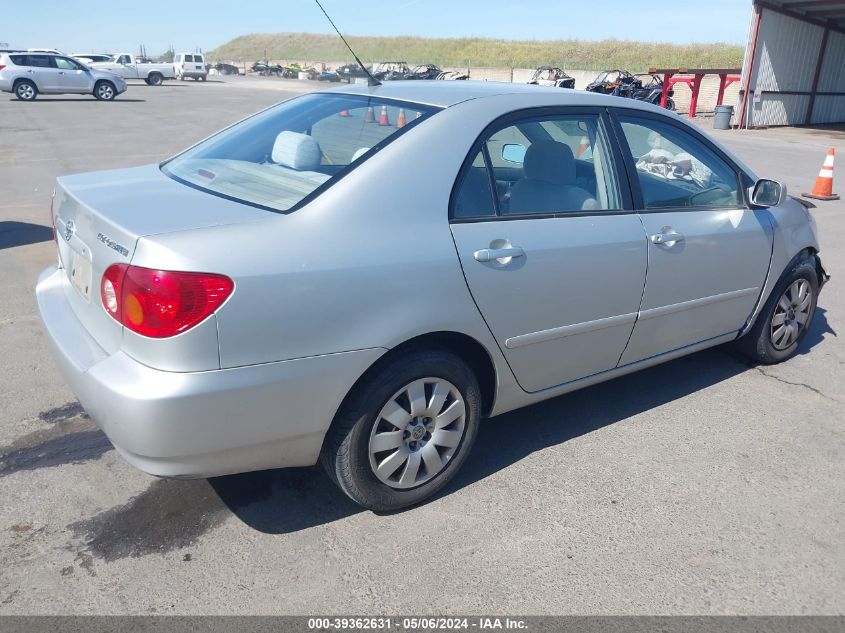 2004 Toyota Corolla Le VIN: 1NXBR32E74Z252282 Lot: 39362631