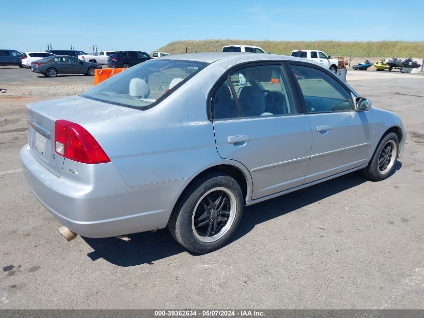 2003 Honda Civic Ex VIN: 2HGES25843H511335 Lot: 39362634