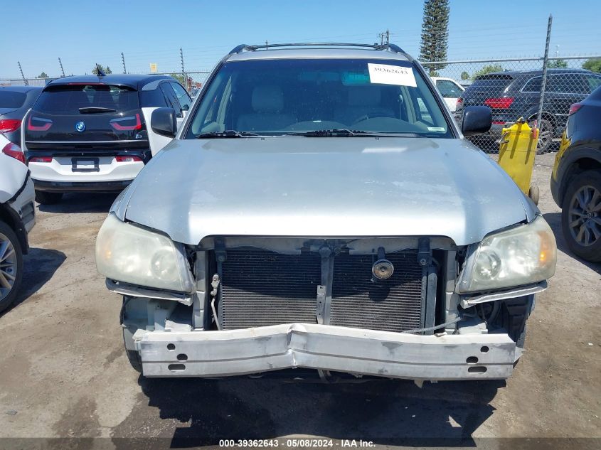 2004 Toyota Highlander V6 VIN: JTEDP21A040012148 Lot: 39362643