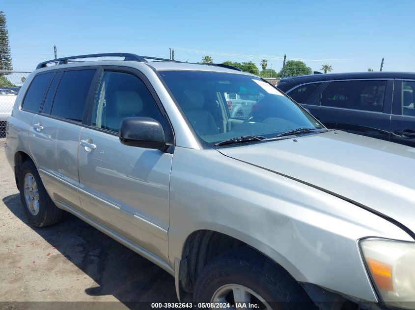 2004 Toyota Highlander V6 VIN: JTEDP21A040012148 Lot: 39362643