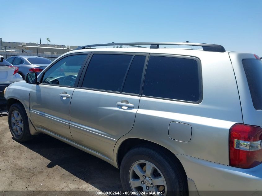 2004 Toyota Highlander V6 VIN: JTEDP21A040012148 Lot: 39362643