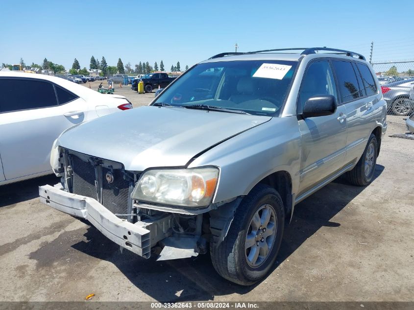 2004 Toyota Highlander V6 VIN: JTEDP21A040012148 Lot: 39362643