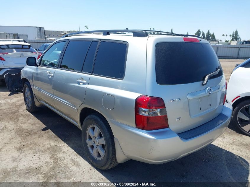 2004 Toyota Highlander V6 VIN: JTEDP21A040012148 Lot: 39362643