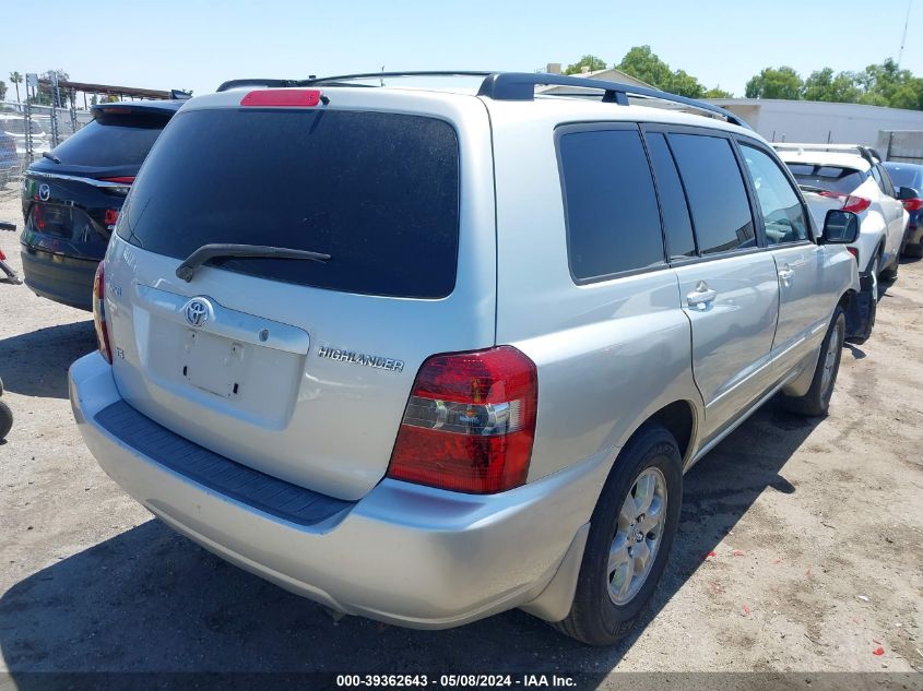 2004 Toyota Highlander V6 VIN: JTEDP21A040012148 Lot: 39362643