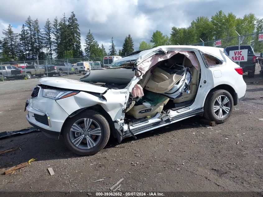 2020 Acura Mdx Standard VIN: 5J8YD4H39LL039560 Lot: 39362652