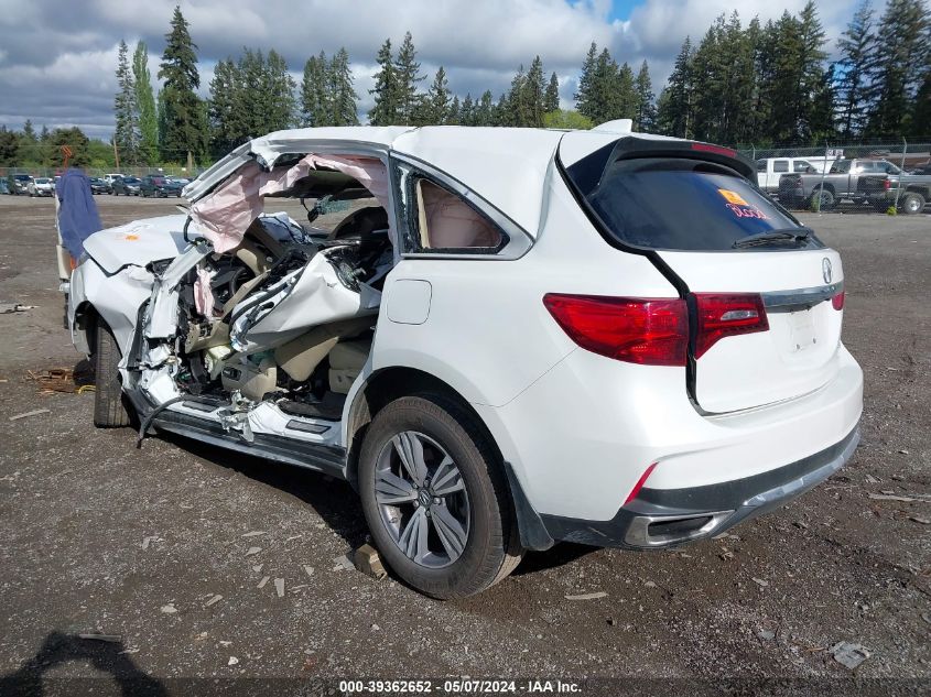 2020 Acura Mdx Standard VIN: 5J8YD4H39LL039560 Lot: 39362652