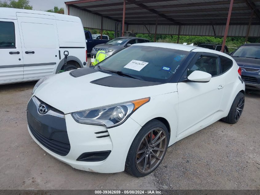 2012 Hyundai Veloster Base W/Gray VIN: KMHTC6AD3CU040266 Lot: 39362659