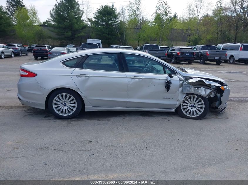 3FA6P0LUXDR334973 | 2013 FORD FUSION HYBRID