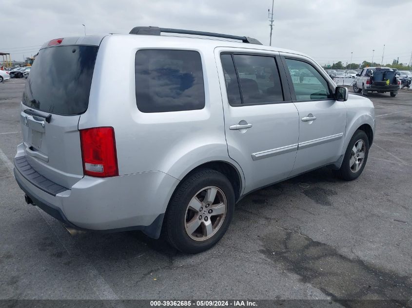 2009 Honda Pilot Ex-L VIN: 5FNYF385X9B001710 Lot: 39362685