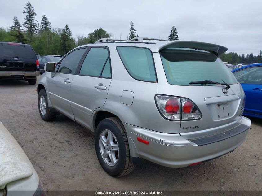 2001 Lexus Rx 300 VIN: JTJGF10U710106921 Lot: 39362693