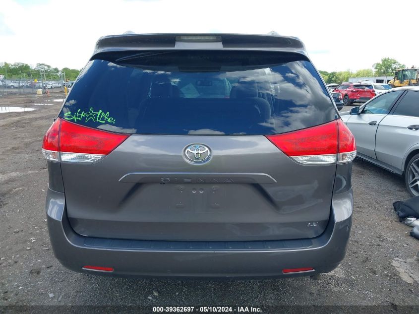 2014 Toyota Sienna Le V6 8 Passenger VIN: 5TDKK3DC8ES521626 Lot: 39362697