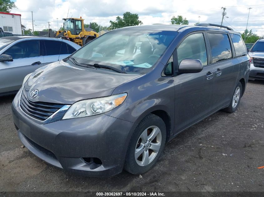 2014 Toyota Sienna Le V6 8 Passenger VIN: 5TDKK3DC8ES521626 Lot: 39362697