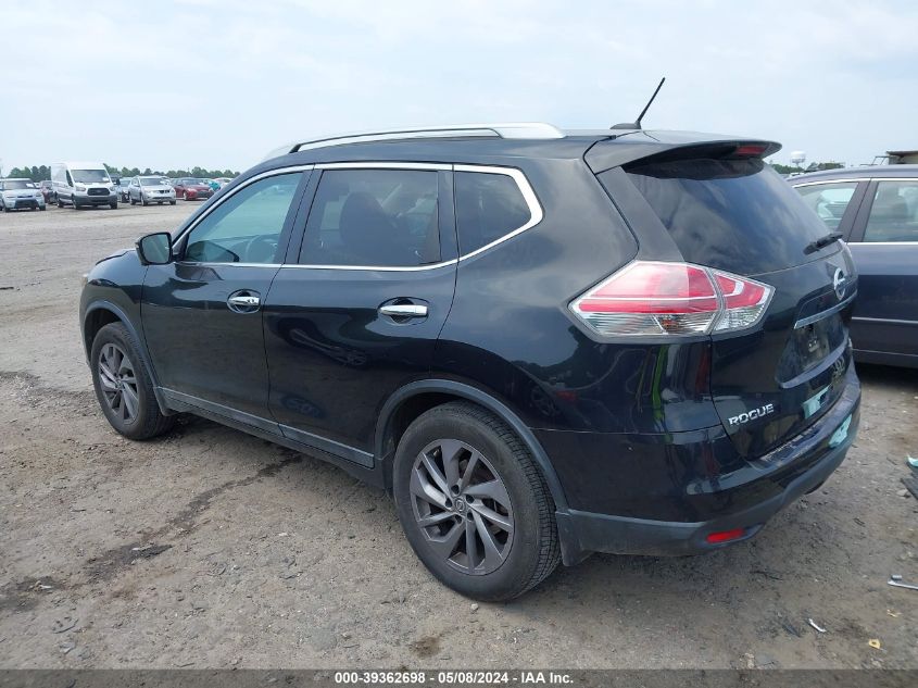 2016 Nissan Rogue Sl VIN: 5N1AT2MVXGC743329 Lot: 39362698