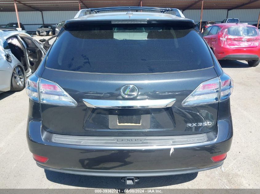 2011 Lexus Rx 350 VIN: 2T2ZK1BAXBC053712 Lot: 39362721
