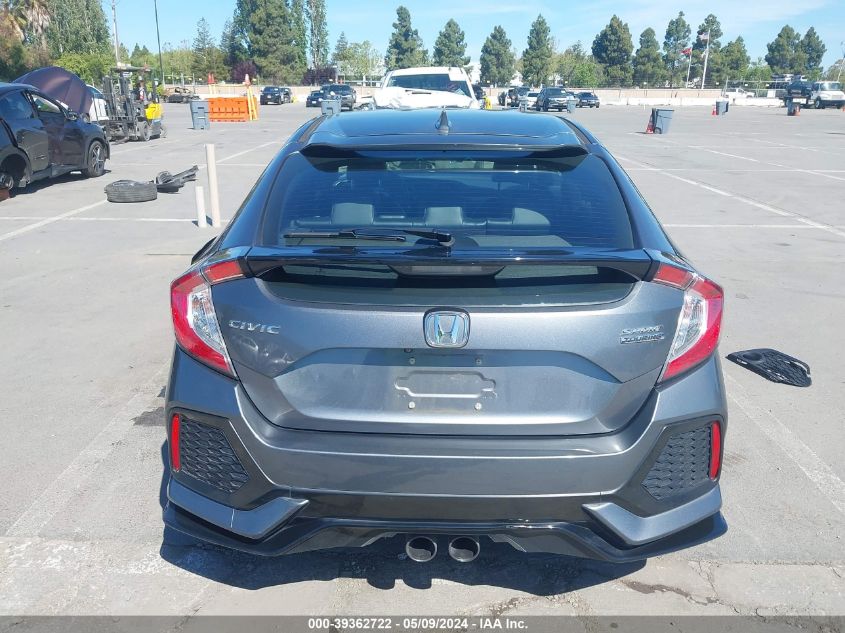 2018 Honda Civic Sport Touring VIN: SHHFK7H99JU427646 Lot: 39362722