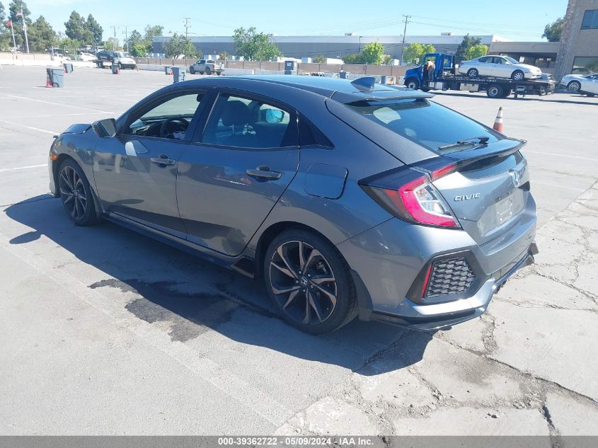 2018 Honda Civic Sport Touring VIN: SHHFK7H99JU427646 Lot: 39362722