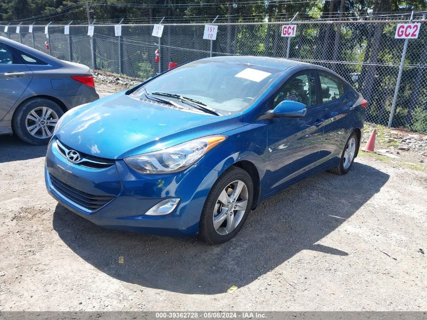 2013 Hyundai Elantra Gls VIN: KMHDH4AE1DU988752 Lot: 39362728