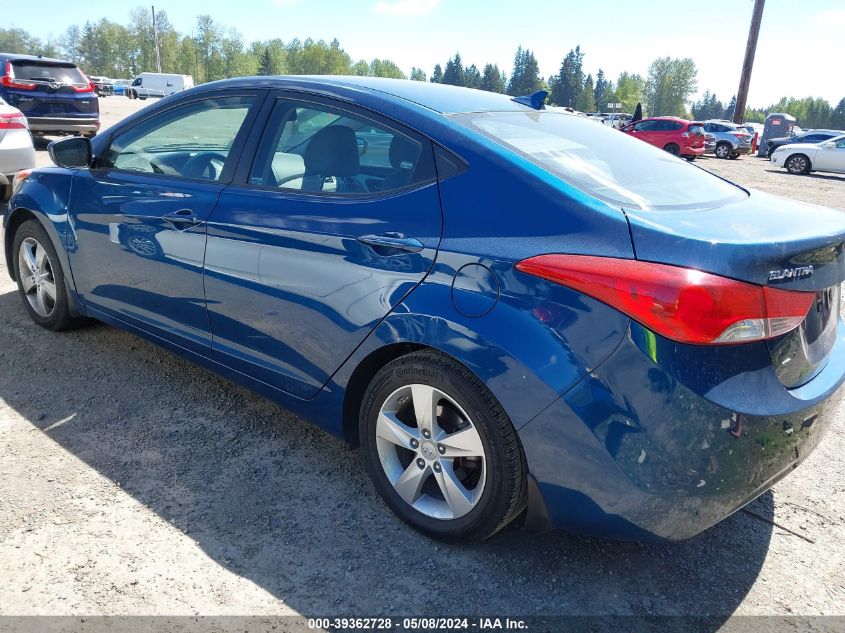 2013 Hyundai Elantra Gls VIN: KMHDH4AE1DU988752 Lot: 39362728