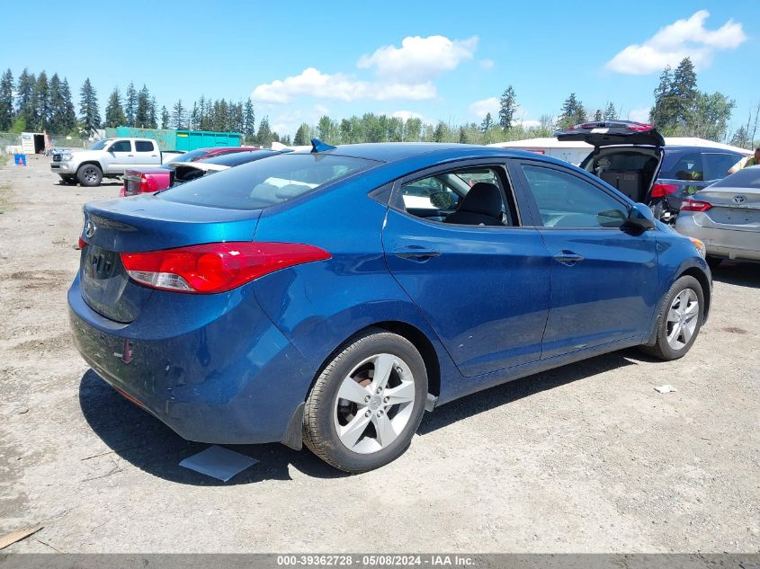 2013 Hyundai Elantra Gls VIN: KMHDH4AE1DU988752 Lot: 39362728