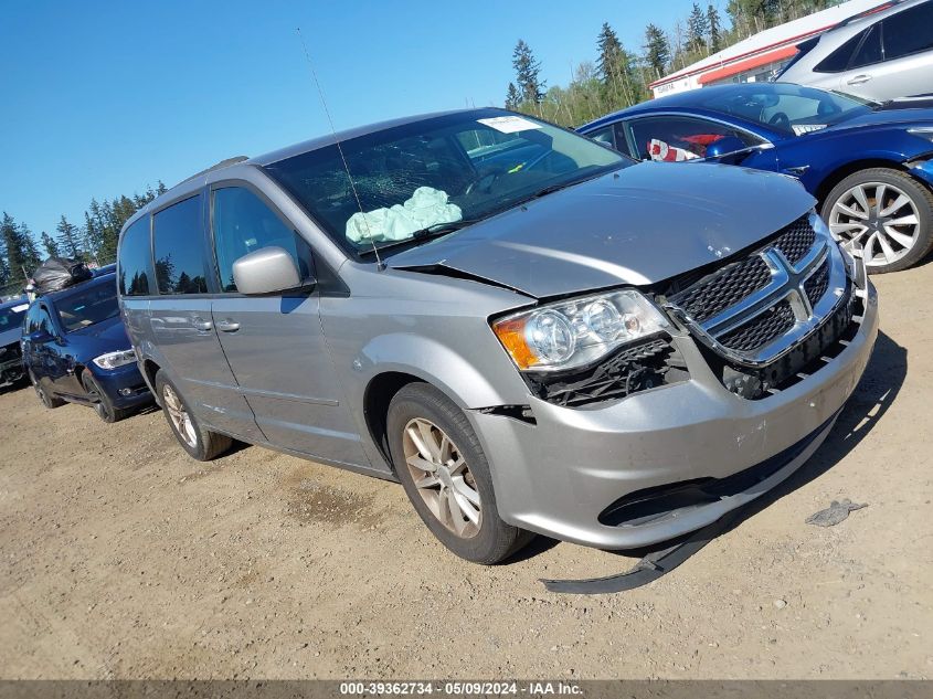 2016 Dodge Grand Caravan Sxt VIN: 2C4RDGCG2GR344247 Lot: 39362734