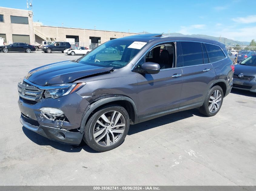 2016 Honda Pilot Touring VIN: 5FNYF5H97GB004124 Lot: 39362741