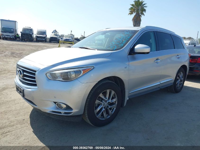 2014 Infiniti Qx60 VIN: 5N1AL0MN5EC512520 Lot: 39362769