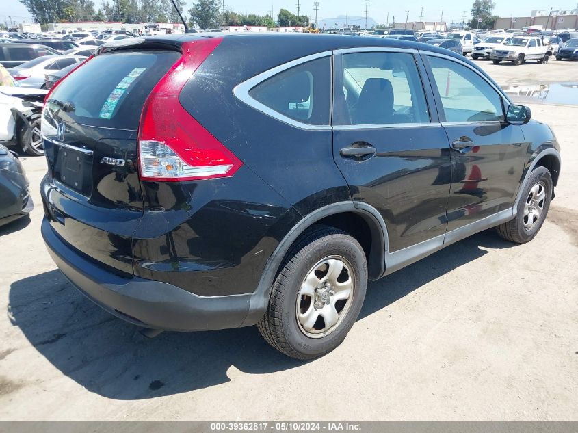 2013 Honda Cr-V Lx VIN: 2HKRM4H33DH646644 Lot: 39362817