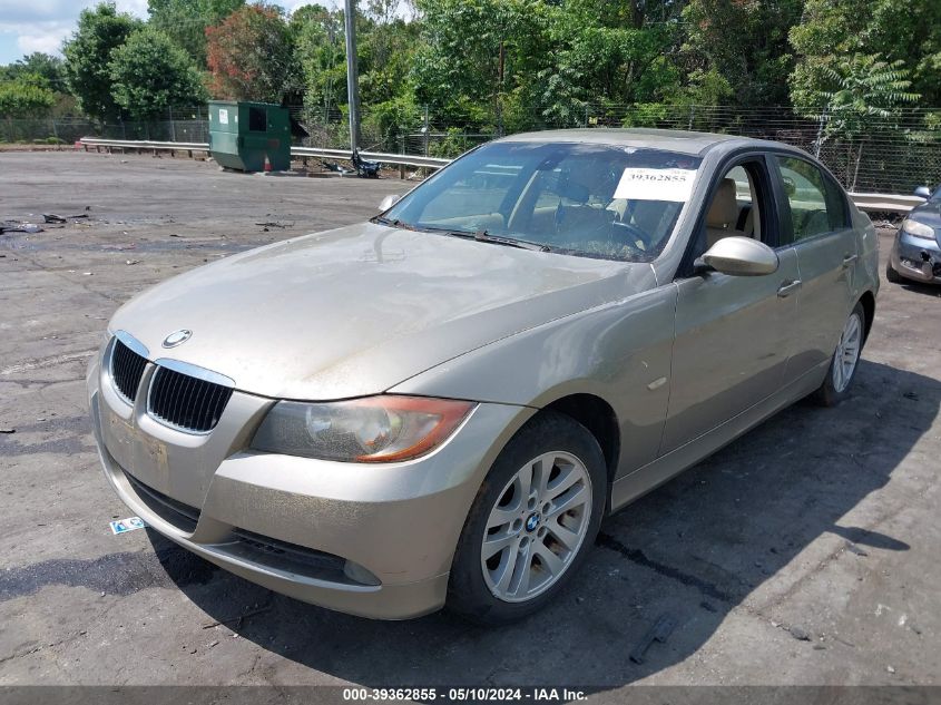 2007 BMW 328I VIN: WBAVA37587NL14026 Lot: 39362855