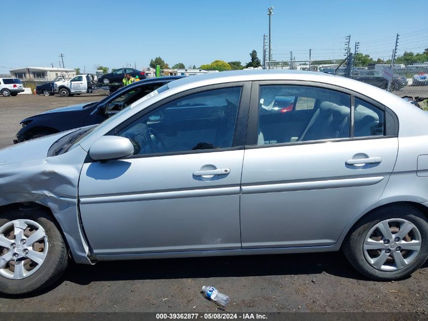 2011 Hyundai Accent Gls VIN: KMHCN4AC7BU606675 Lot: 39362877